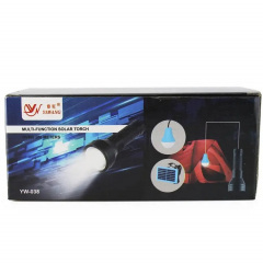 Фонарь аккумуляторный BL YW-038 гибкая лампа + лампочка + солнечная батарея 8408 Херсон