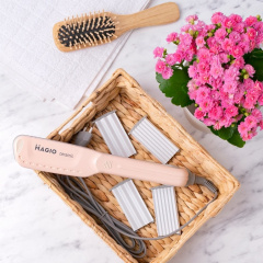 Праска для волосся випрямляч щипці гофре MAGIO МG-175P Pink Київ