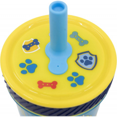 Стакан для детей с силиконовой трубочкой Stor Paw Patrol 370 мл (74687) Херсон