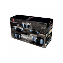 Набор посуды 12 предметов Berlinger Haus Metallic Line Aquamarine Edition (BH-6101) Хмельницкий