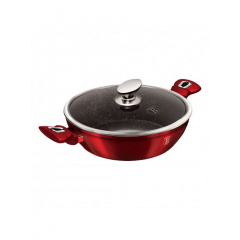 Сотейник 28 см Berlinger Haus Metallic Line Burgundy Edition (BH-1263N) Вишневое