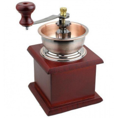 Кофемолка ручная Empire EM-2360 жерновая с деревянным ящиком Умань
