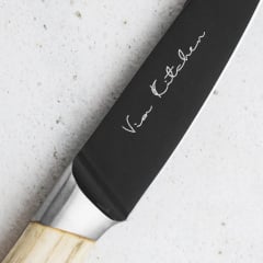 Кухонний ніж для чищення овочів 90 мм Satake Black Ash (807-616) Київ