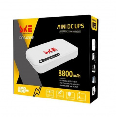 Безперебійник для роутера UKC MINI DC UPS SKE POE-632E 8800 mah Білий Ізмаїл