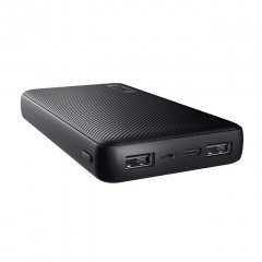 Повербанк 20000 мАг Power Bank Trust Primo ECO 2хUSB-A/USB-C 15W Black Запоріжжя