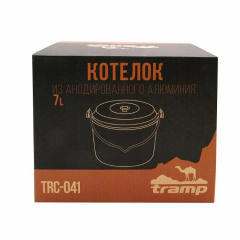 Котелок туристический Tramp TRC-041 анодированный с крышкой 7 л Львов