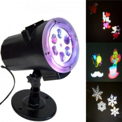 Новорічний проектор LASER LIGHT STAR SHOWER 518 Чорний Київ