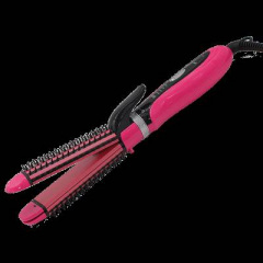 Плойка-утюжок для волос гофре 3 в 1 Gemei GM 2922 Pink (007711) Сумы