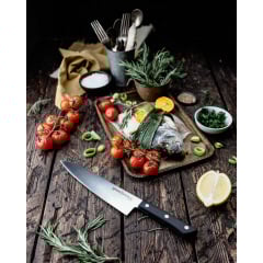 Кухонный нож Samura Harakiri Шеф 208 мм Black (SHR-0085B) Александрия