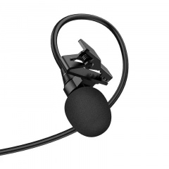 Петличный микрофон проводной HOCO Type-C Lavalier microphone L14 черный Кропивницкий