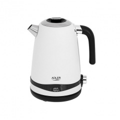 Чайник электрический с регулятором температуры Adler AD 1295w 1.7 л Белый Київ