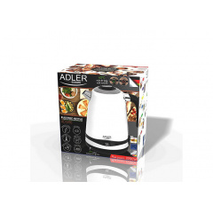 Чайник электрический с регулятором температуры Adler AD 1295w 1.7 л Белый Київ
