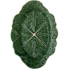 Набір 2 сервірувальних блюд Cabbage 37x26см Зелений DP67313 Bordallo Pinheiro Вінниця