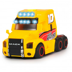 Іграшкова вантажівка Dickie Toys Тягач Mack Перевезення катера з причепом 41 см Помаранчевий (IG-OL185859) Київ