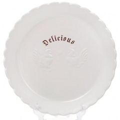 Блюдо Bona сервировочное Ceramic Тоскана Family DELICIOUS диаметр 28см с объемным рисунком DP40963 Запоріжжя