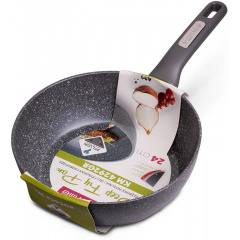 Сковородка-сотейник Kamille Granite диаметр 24см с гранитным антипригарным покрытием DP36339 Харків