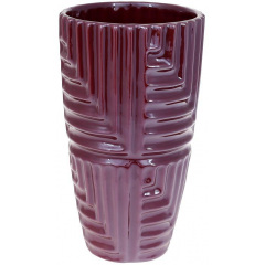 Ваза ceramic Lorenc 22.5см, перловий бордовий Bona DP67938 Кропивницький