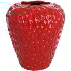 Керамическая ваза BonaDi Клубничка 27х24 см Красно-желтый DP231173 Киев