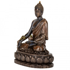 Фігура інтер'єрна Buddha висота 14 см Veronese Коричневий AL229943 Київ