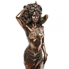 Cтатуетка колекційна Богиня краси Oshun 24х9х6 см Veronese Коричневий AL229057 Вінниця