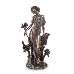 Cтатуэтка коллекционная Дама Alphonse Mucha 13x8,5x26 см Veronese Коричневый AL229039 Житомир