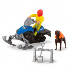 Игрушечный набор Dickie Toys Playlife Снегоход с фигуркой 15 см OL86890 Переяслав-Хмельницький