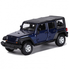 Модель машинки Jeep Wrangler Unlimited Rubicon The black 1:32 Bburago OL32867 Ірпінь