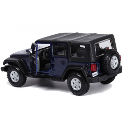 Модель машинки Jeep Wrangler Unlimited Rubicon The black 1:32 Bburago OL32867 Ірпінь