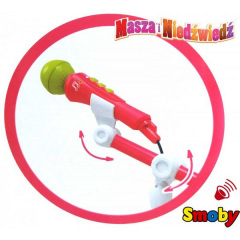 Микрофон детский Маша и Медведь на подставке Smoby IR32081 Харків