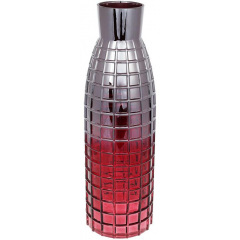 Ваза Ancient Glass Топаз диаметр 15х49см, красное стекло Bona DP67901 Прилуки