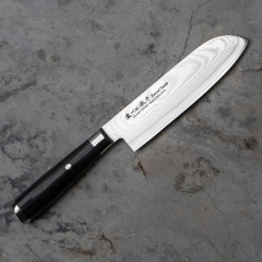 Кухонний ніж Сантоку 170 мм Satake Damascus 69 (805-643) Дубно