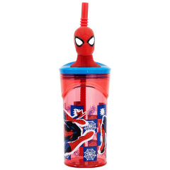 Склянка з трубочкою 360 мл Stor Spider-Man (74766) Київ