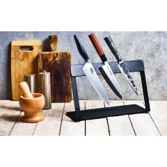 Магнитный ножевой блок Samura Road Block 35x23 см черный (KS-005) Купянск