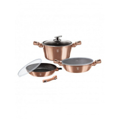 Набір посуду 6 предметів Berlinger Haus Metallic Line Rose Gold Edition (BH-7051) Полтава