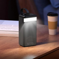 Портативное зарядное Power Bank Hoco Element J123C 3USB Type-C Lightning QC 60000 mAh черный Сумы