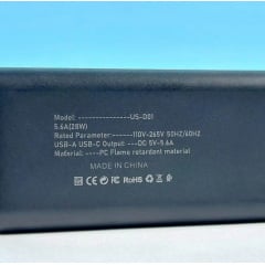 Адаптер UKC US-D01 28W 3USB 5.6A 110-265V Черный Самбор