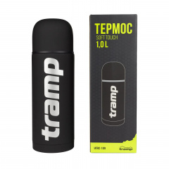 Термос для чая Tramp Soft Touch UTRC-109 1 л черный Бердичев