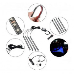 Подсветка в авто с пультом и светомузыкой LED RGB Automobile Atmosphere Lamp 8097 CNV Ивано-Франковск