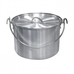 Походный котелок Tramp TRC-056 алюминиевый с крышкой 9 л Полтава