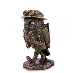 Интерьерная фигурка Owl Oscar Veronese 11 см Коричнево-зеленый AL229303 Конотоп