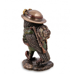 Интерьерная фигурка Owl Oscar Veronese 11 см Коричнево-зеленый AL229303 Конотоп