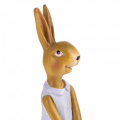 Набір двох декоративних статуеток Easter Bunnies 17х8х7 см Lefard AL219027 Суми