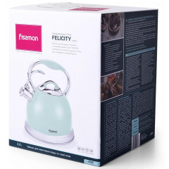 Чайник из нержавеющей стали Felicity Aquamarine на 2.6л со свистком DP86438 Fissman Львів