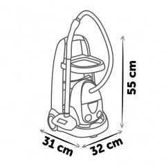 Ігровий набір для прибирання будинку з пилососом Cleaning Smoby OL185766 Черкаси