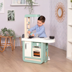 Детская кухня интерактивная Cherry со звуковыми эффектами из 25 аксессуаров Smoby IG-OL185828 Вінниця