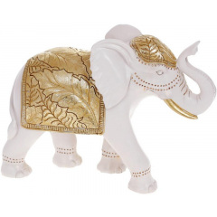 Фигурка интерьерная 25х9х18 см White-Gold Elephant Bona DP118548 Хуст