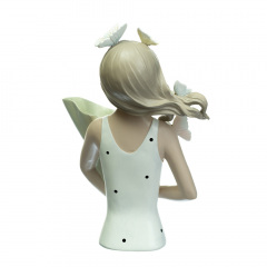 Фігурка Girl in white 32х20х13 см Lefard AL97903 Білий Первомайськ