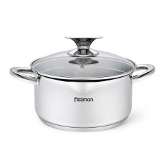 Кастрюля из нержавеющей стали Elegance 2.2л DP86346 Fissman Обухів