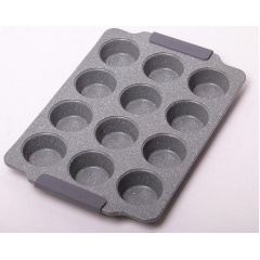 Форма для випічки кексів Marble 38х26 см 12 осередків Kamille DP37123 Харків