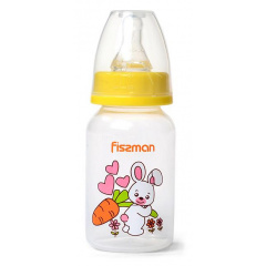 Бутылочка для кормления детская Baby Зайчик 120 мл Fissman DP43976 Житомир